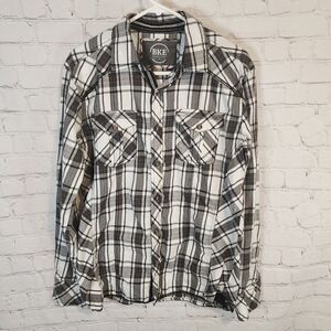 Men's BKE "Athletic Fit" longsleeve button-down shirt, size Medium